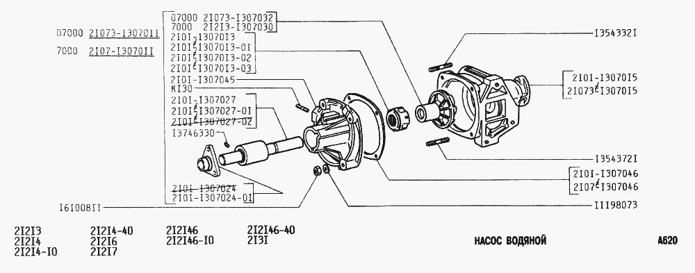 Насос водяной