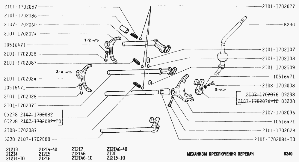 Механизм переключения передач