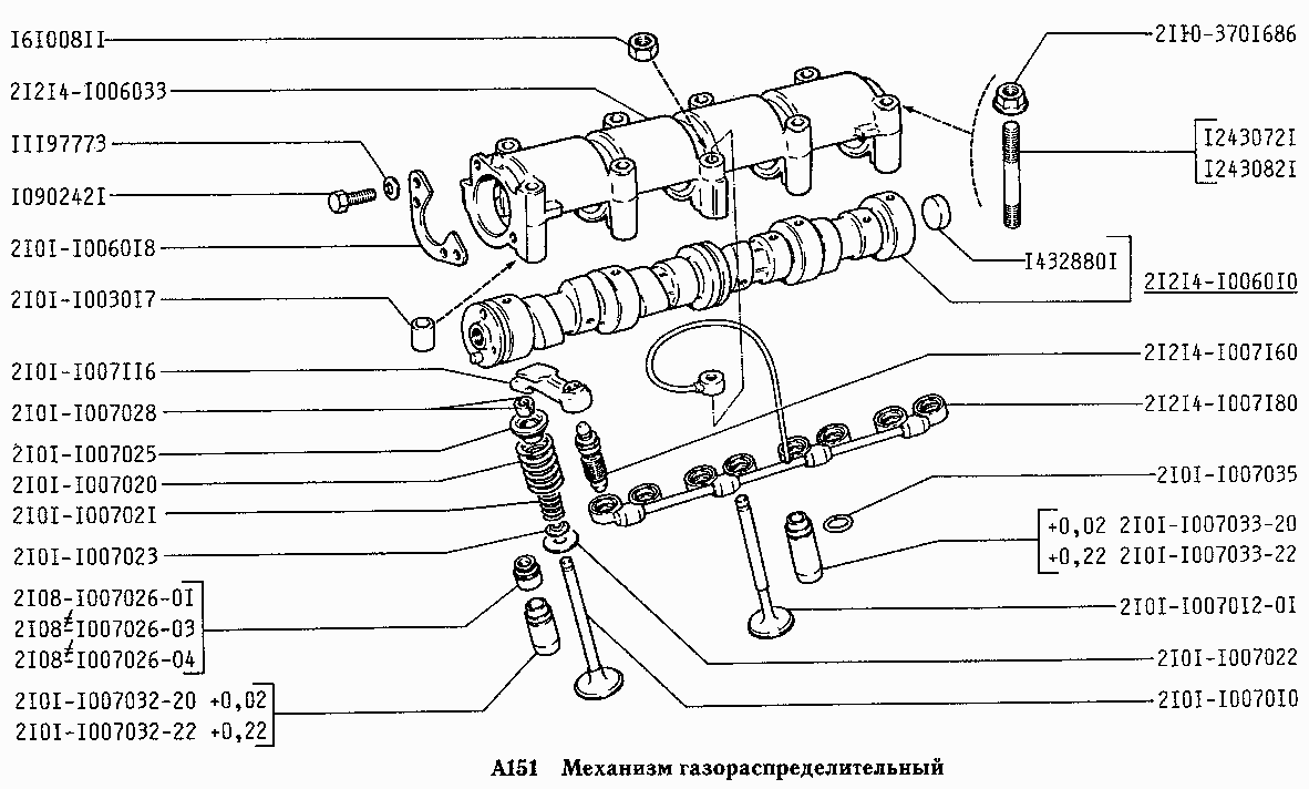 Механизм газораспределительный