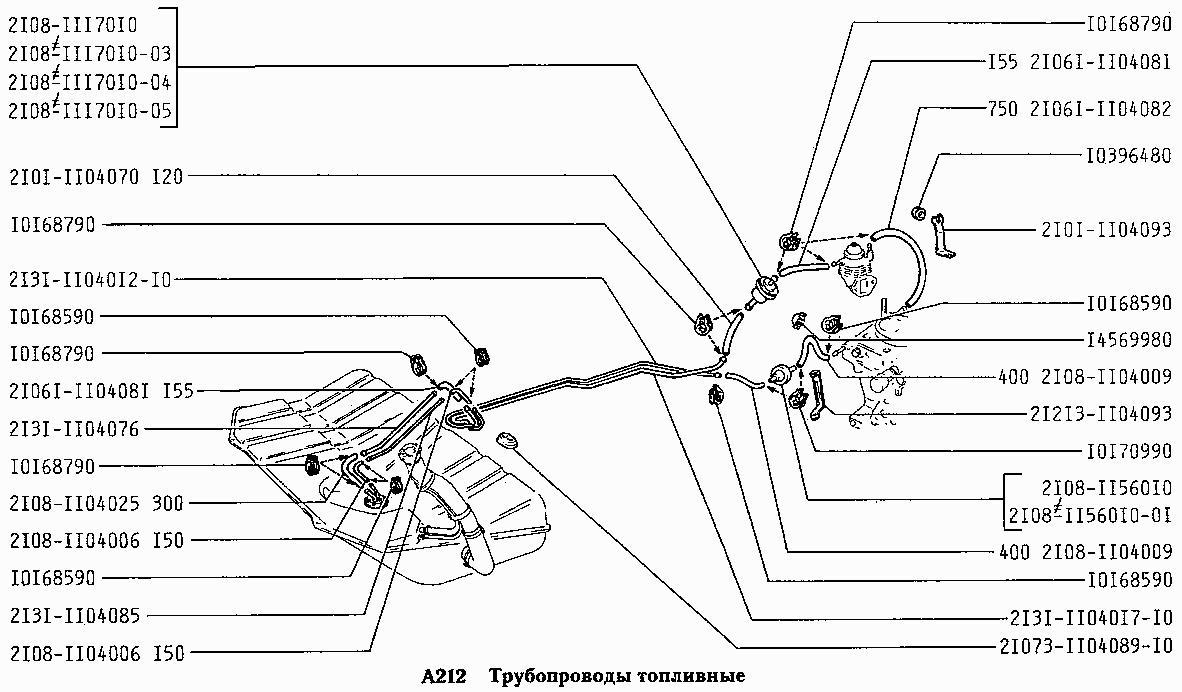 Трубопроводы топливные