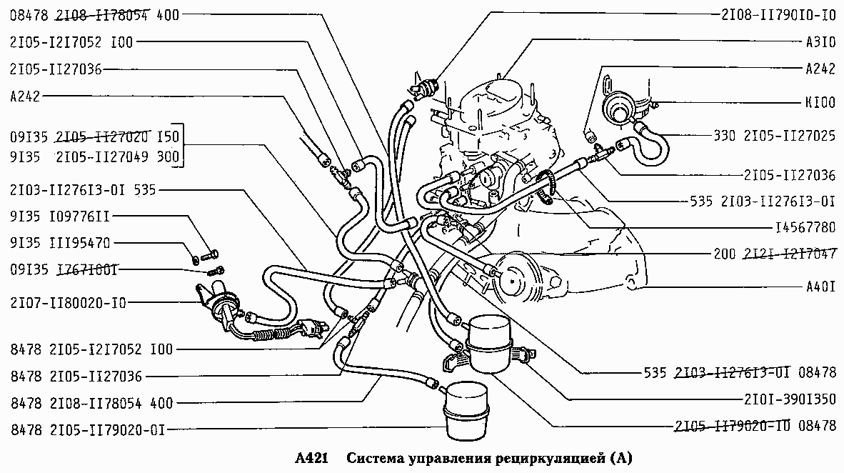 Система управления рециркуляцией (вариант исполнения: А)
