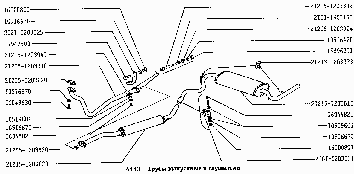 Трубы выпускные и глушители