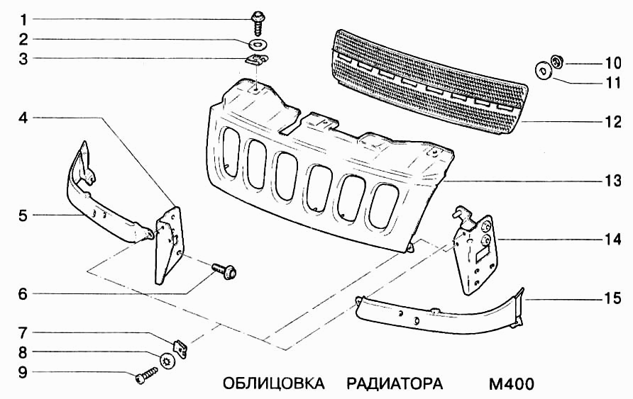 Облицовка радиатора