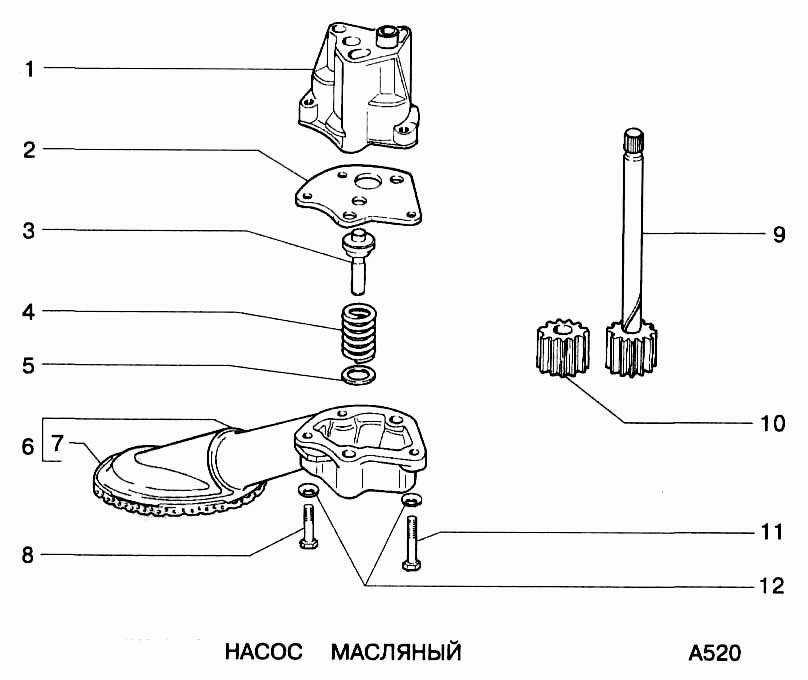 Насос масляный