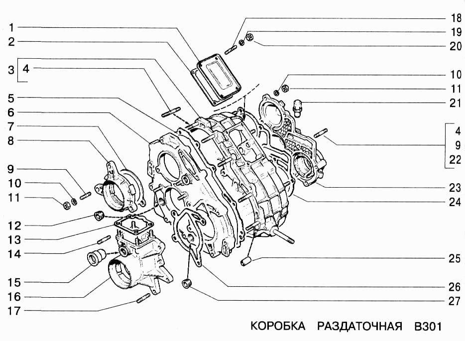 Коробка раздаточная