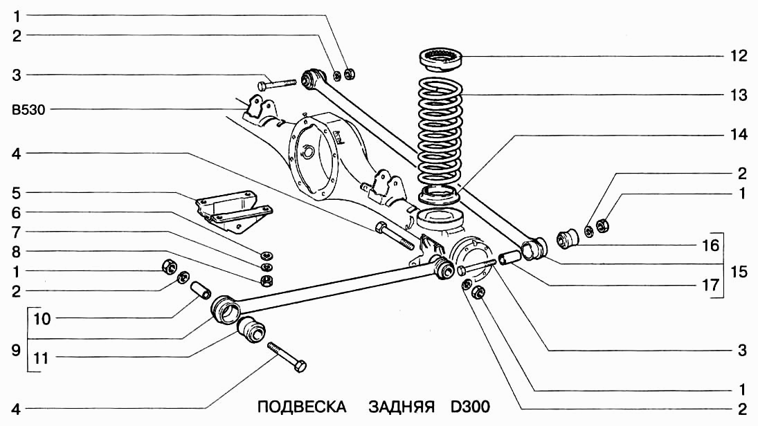 Подвеска задняя
