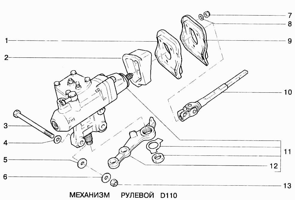 Механизм рулевой