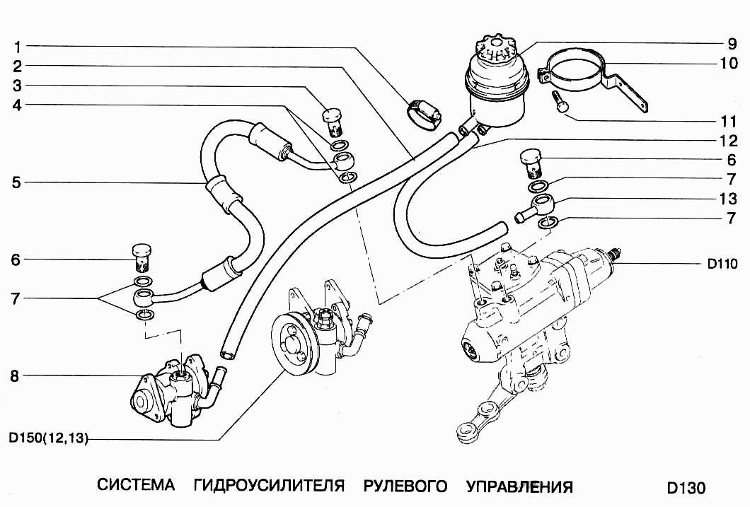 Система гидроусилителя рулевого управления