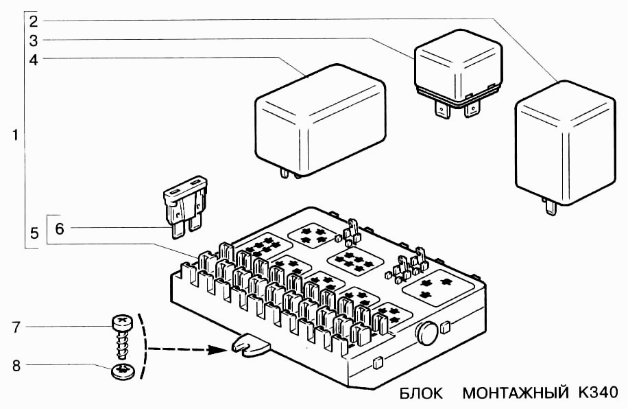 Блок монтажный
