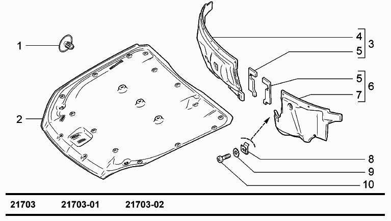 Термошумоизоляция моторного отсека