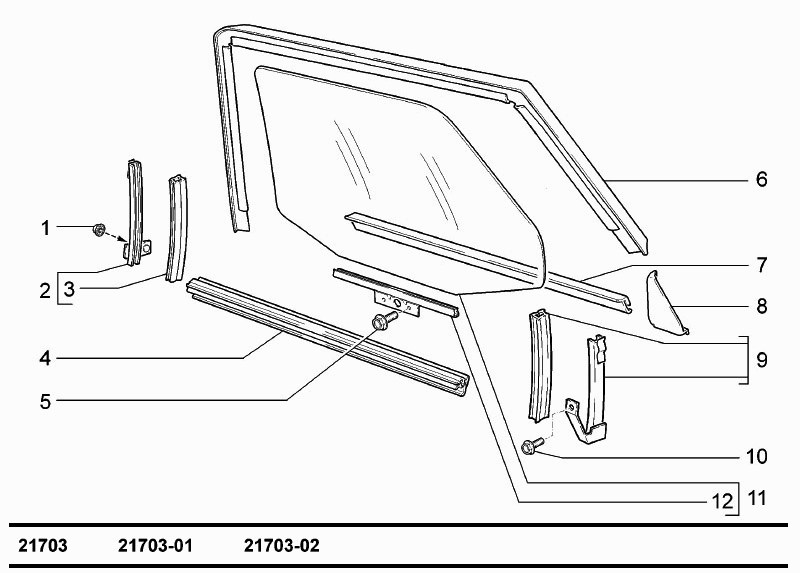 Окна задних дверей