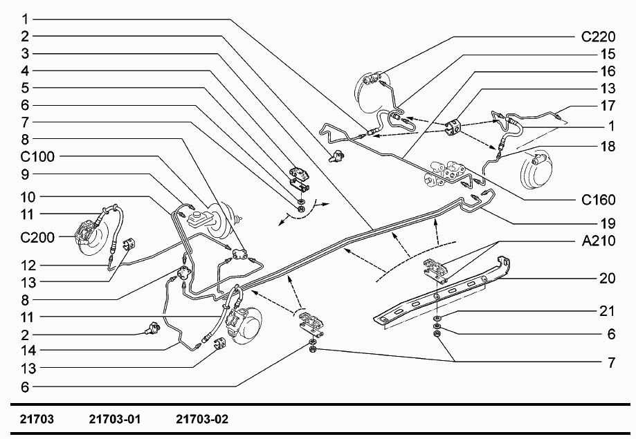 Привод гидротормозов