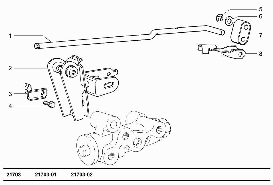 Привод регулятора давления