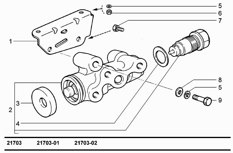 Регулятор давления тормозов