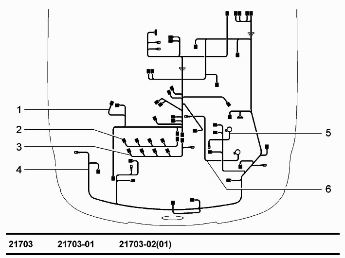 Жгуты проводов моторного отсека