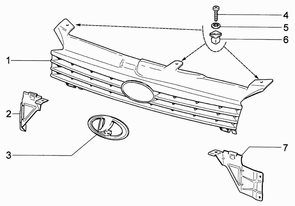 Решетка радиатора