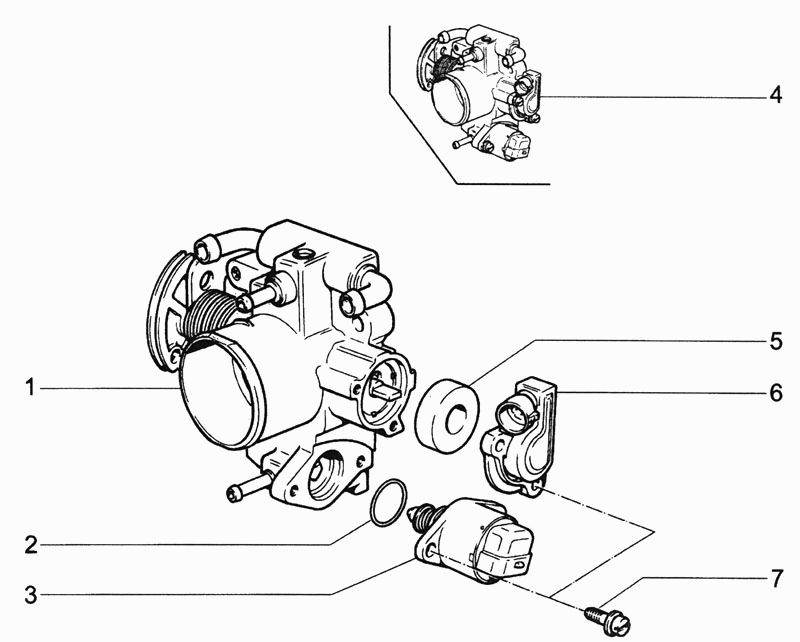 Патрубок дроссельный