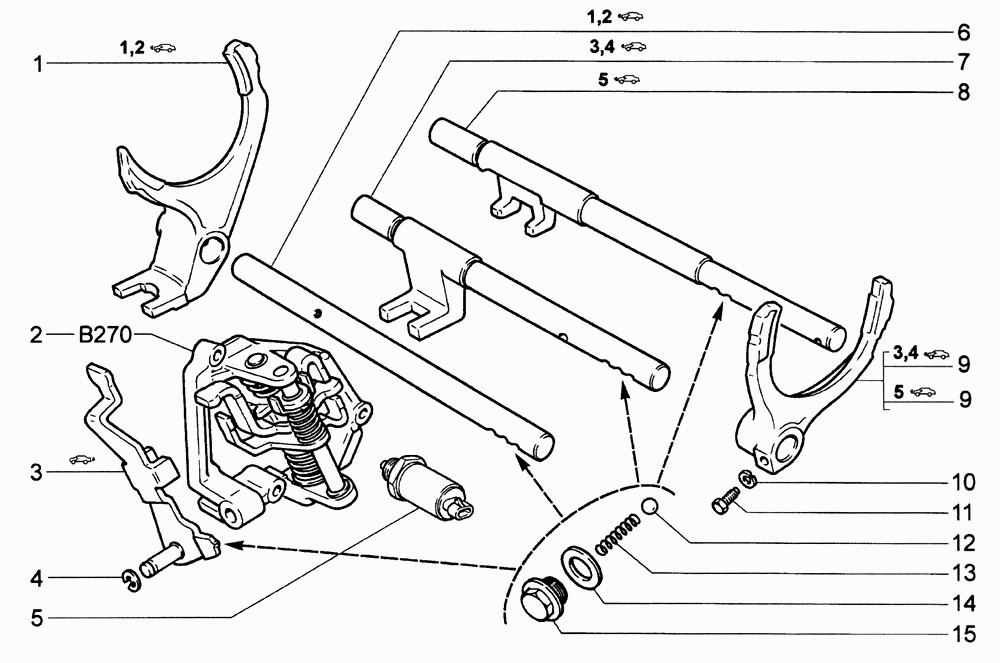 Механизм переключения передач