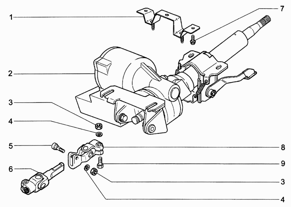 Вал рулевого управления