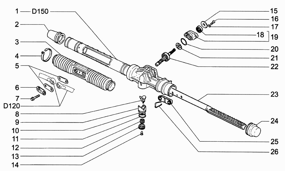 Элементы рулевого механизма