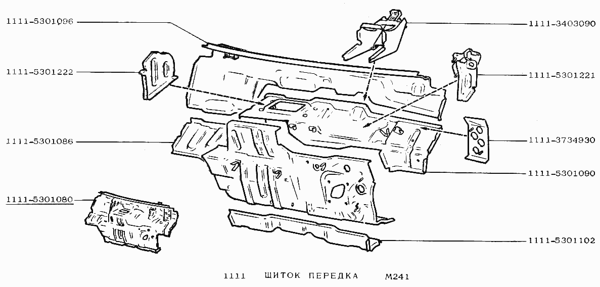 Щиток передка