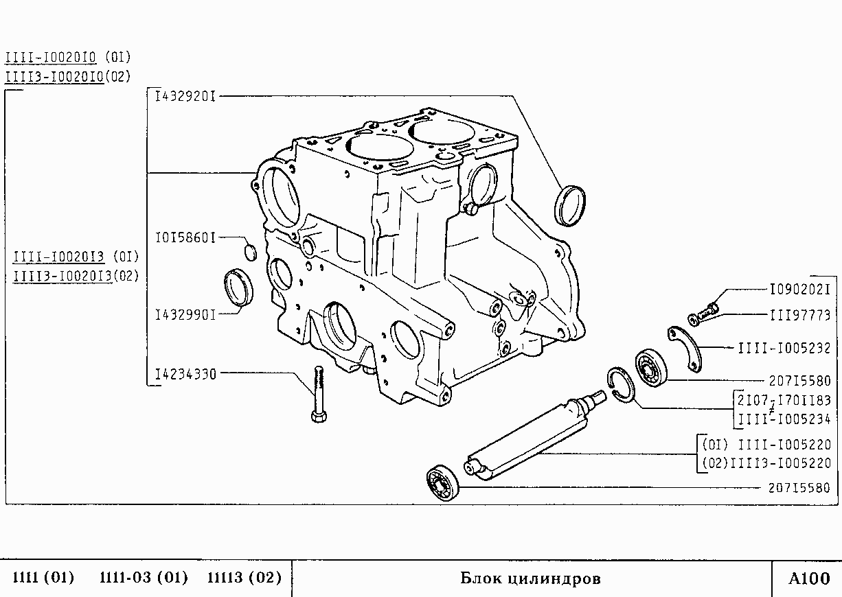 Блок цилиндров