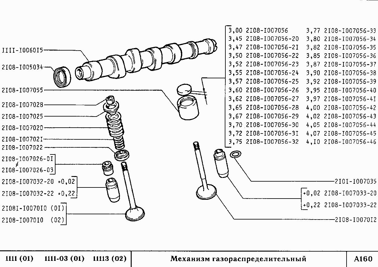Механизм газораспределительный