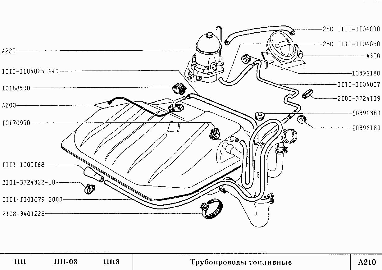 Трубопроводы топливные
