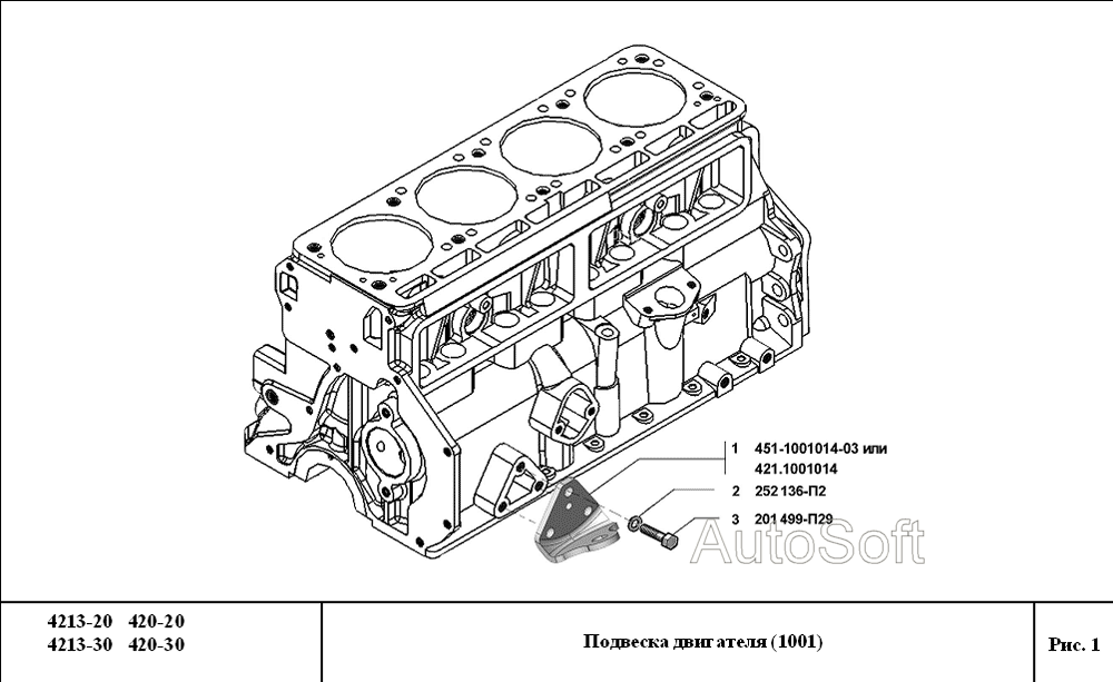 Подвеска двигателя