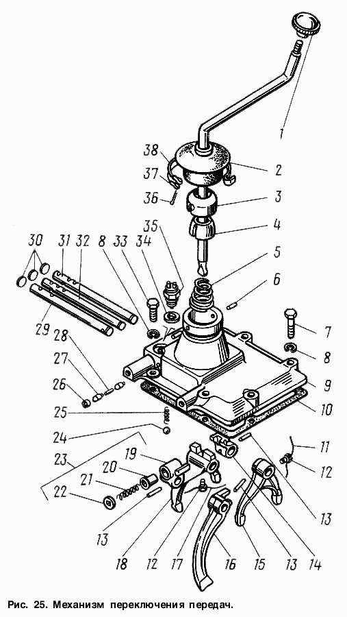 Механизм переключения передач