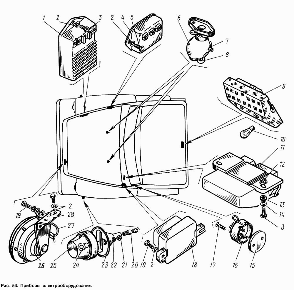 Приборы электрооборудования