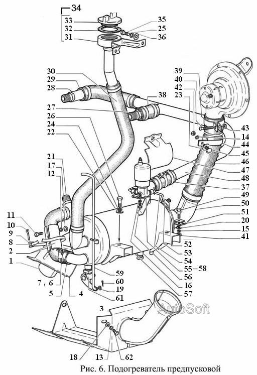 Подогреватель предпусковой