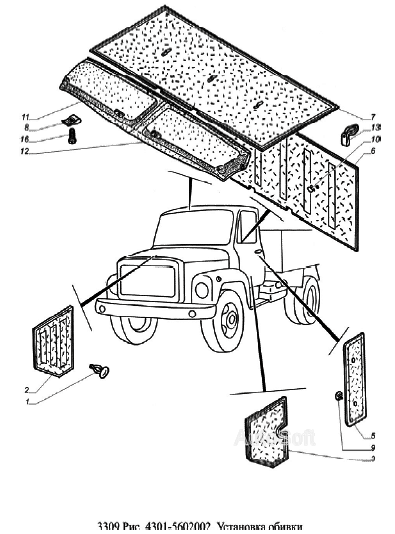 Установка обивки