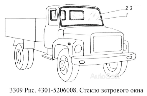 Стекло ветрового окна