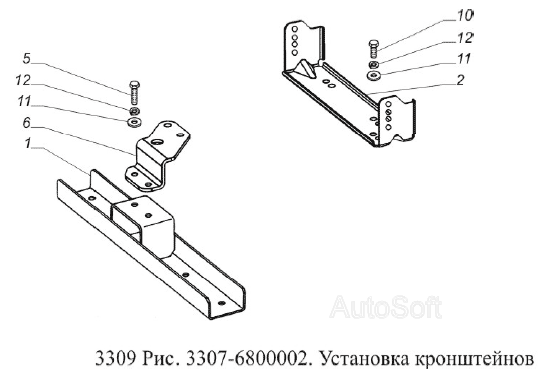 Установка кронштейнов