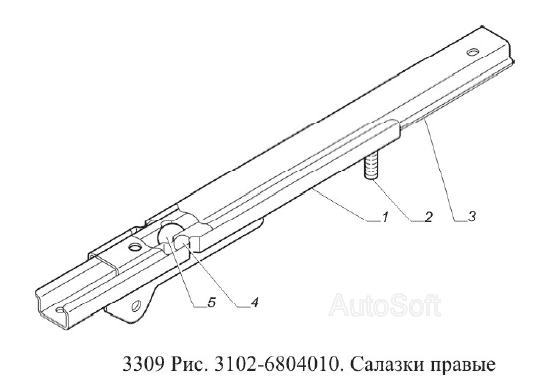 Салазки правые