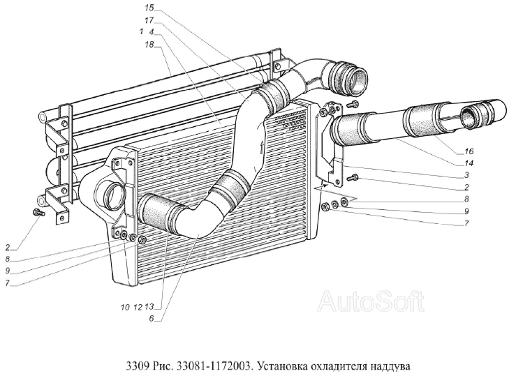 Установка охладителя воздуха