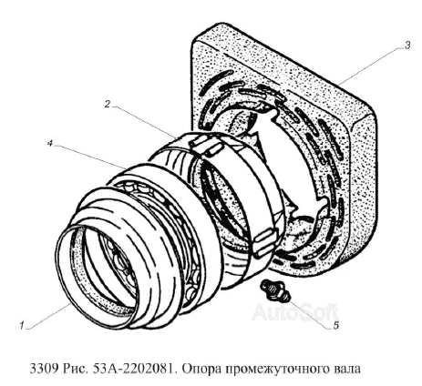 Опора промежуточного вала