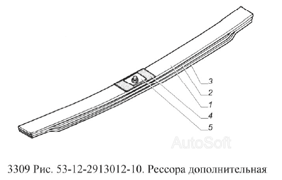 Рессора дополнительная