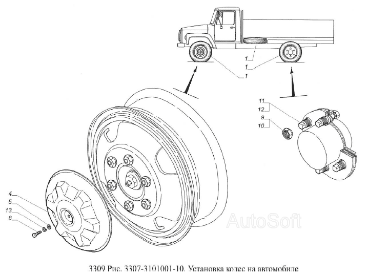 Установка колес на автомобиле