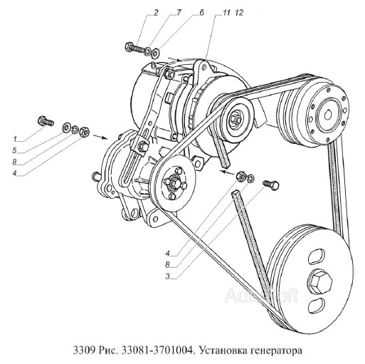 Установка генератора