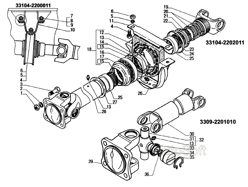 Карданные валы