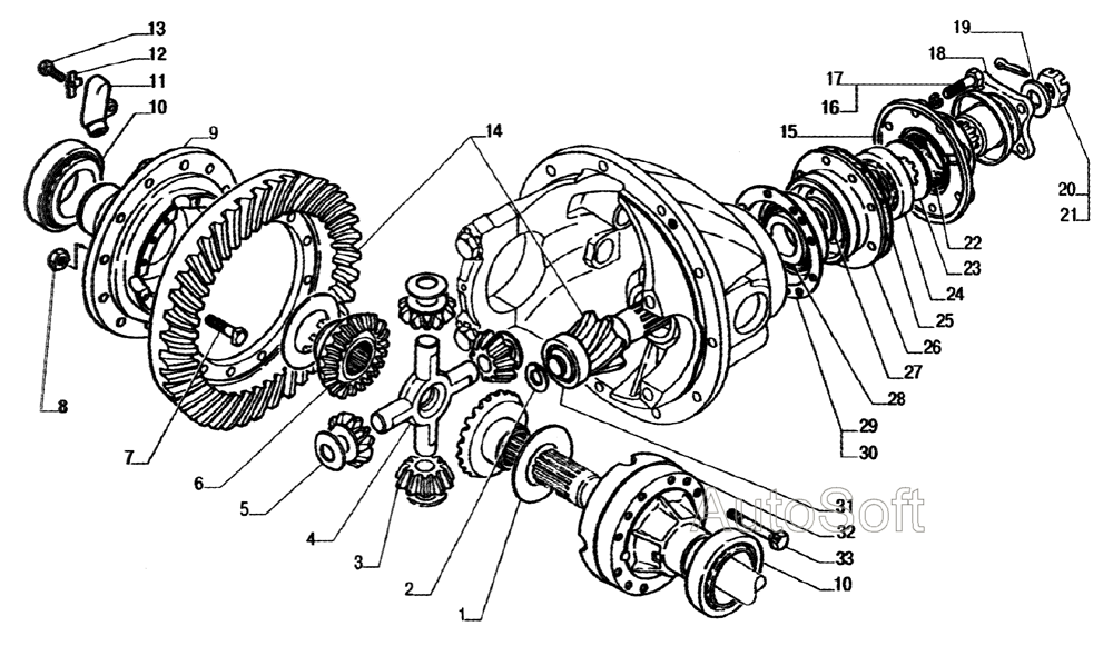 Редуктор моста