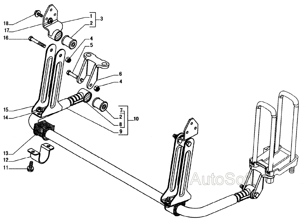 Установка стабилизатора задней подвески