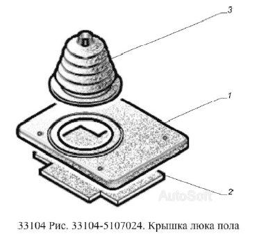 Крышка люка пола
