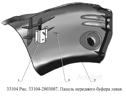 Панель переднего буфера