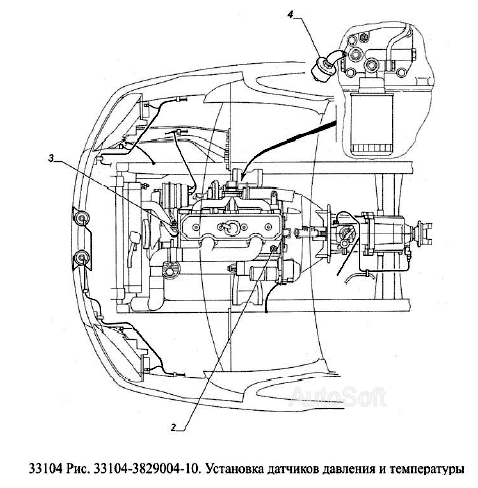 Установка датчиков давления и температуры