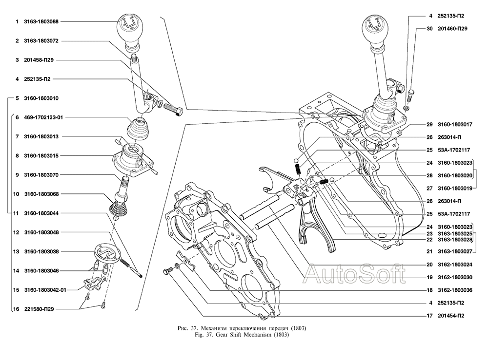 Механизм переключения передач