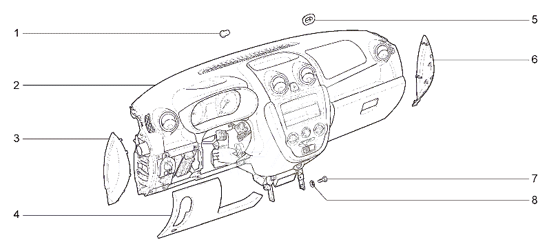 Панель приборов М190