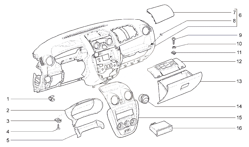 Панель приборов М191